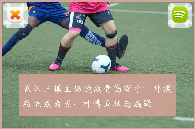 武汉三镇主场迎战青岛海牛：外援对决成看点，叶博亚状态成疑